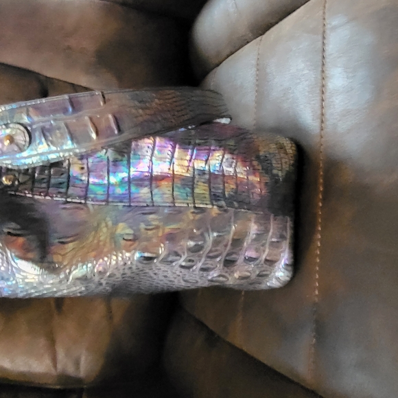 Brahmin Iridescent Croc-Embossed Bag - Picture 5 of 8